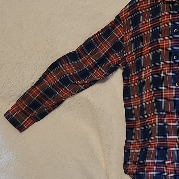 G.H. Bass&Co. Rainbow Flannel Button-up Shirt - Picture 3 of 6